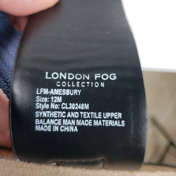 Men's London Fog Blue Sandals Size US 12 - Picture 7 of 8